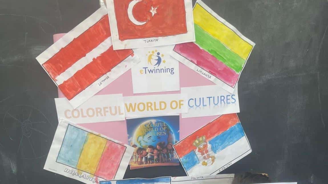 KÜLTÜRLERİN RENKLİ DÜNYASI  e TWİNNİNG PROJESİ 5-B SINIFI SERTİFİKA TÖRENİ